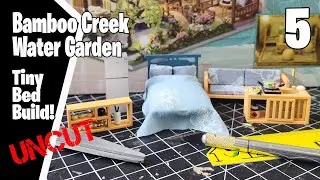 Miniature Dollhouse Build Ep. 5 &ndash; DIY Bed, Flipped Pillows & Stuffing Struggles!
