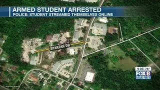 Student arrested with gun at Slidell's Salmen High after live stream seen by Alexandria police