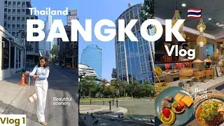 My First International Trip 🇹🇭 | Malls, Food & Parks in Bangkok | Thailand Travel Vlog - Part 1