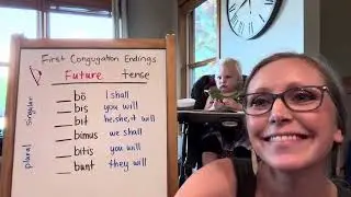 CC cycle 2 week 5 Latin - 1st conjugation endings Future Tense (weeks 5-6, 17-18) 