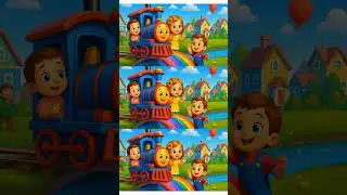 Wheels On The Train Nursery Rhymes For Kids  #nurseryrhymes #kinderfun #toddlersongs