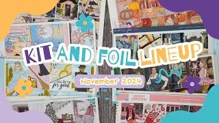 Kit and Foil Lineup ✿ Plannerface, SPC, Caress Press and Strawberry Lime Designs ✿ November 2024 ✿AD