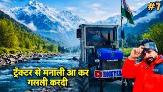 SOLO MANALI TRIP ON TRACTOR TRACTOR CARAVAN ONLY ONE IN INDIA 