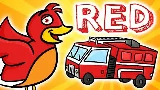 The Color Red - Learn Colors w/ Cool School