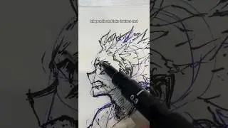 Drawing USING RANDOM ANIME GENERATOR (part 2)🔥- #art #sketchbook