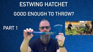 Throwing hatchet? Estwing hatchet throwing review #axethrowing #axe #vikings #skills #review