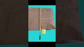 Steps how to cut the Polo shirt Lengths🪡💡