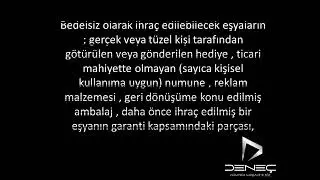 Bedelsiz İhracat