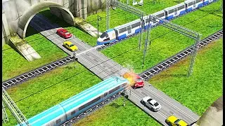 Euro Train Racing Game 2017- Multiplayer - Level 3