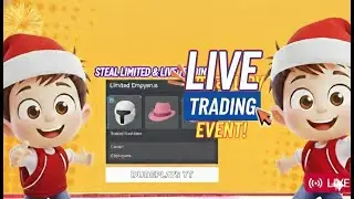 !ROBLOX LIVE TRADING! 💎 STEAL LIMITEDS & NEW YEAR FUN 🥳 #RobloxHindi DudePlaysYT 🥳 #roblox