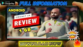 CRICKET 19 ON ANDROID MOBILE DOWNLOAD WITH GAMEPLAY