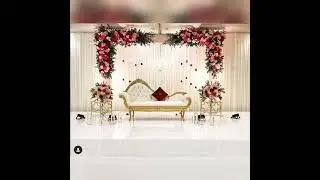 wedding Decorations for Bridal and Groom//Walima//#Ceremony #video #subscribe #like #decoration