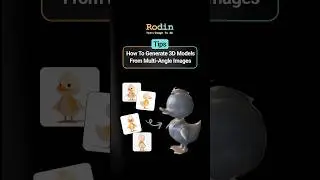 🔥 Rodin AI Tip! 🔥 Rodin works with ANY angle