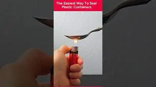 The Easiest Way To Seal Plastic Containers #lifehacks #shorts