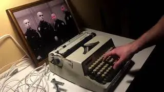 Cursed Typewriter prop for escape room business by A+ Props