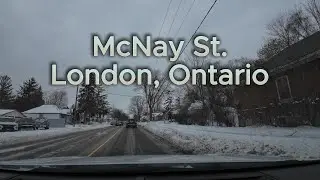 McNay St. London, Ontario #londonontario #automobile #traffic #winter