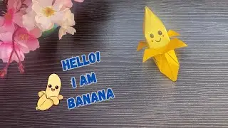 DIY Paper Banana 🍌 | Easy & Realistic Paper Fruit Craft | Paper Banana Making Step by Step