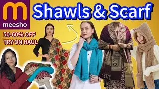 Meesho Huge Winter Shawl / Scarf Haul Under Rs 1000 | Affordable winter essentials | Meesho Haul 