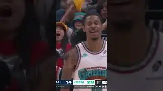 Ja delivers a jaw-dropping moment as he shatters the rim with an explosive finish