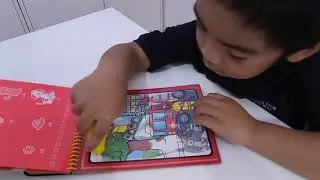 coloring book with a magic water pen