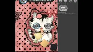 Android: TSF Shell Launcher theme: Glamour Kitty