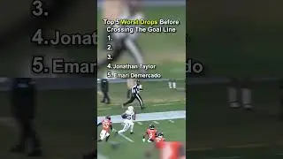 Worst Fumbles Before Crossing The Goal Line #nfl #football #patrickmahomes #tombrady #joshallen