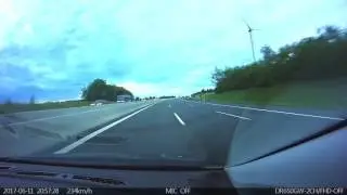 Opel Astra K 1.6 DI Turbo: 260 km/h (GPS-Data) on German Autobahn