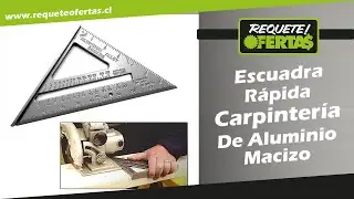 Escuadra R&aacute;pida Carpinter&iacute;a - Carpintero De Aluminio Macizo
