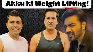 Umer Akmal in the Gym With Aqib Javed |CriComedy 749