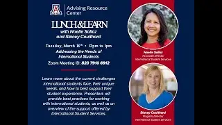 International Student Services Lunch & Learn March 2025