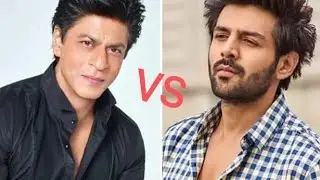 SRK vs Kartik Aryan..... #srk #kartikaaryan