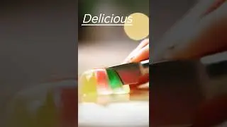 SATISFYING JELLY SLICE 🍓🔪 | ASMR | 4K | MADE WITH AI 🤖✨