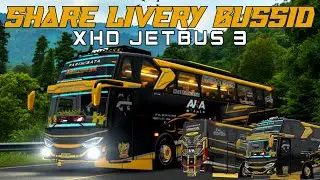 SHARE LIVERY BUSSID AKA WISATA XHD TO JB3 V4.4.1 #liverybussid #bussid 