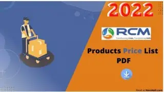 Rcm all products price list pdf 2022||Rcm products price list|By mn rcm