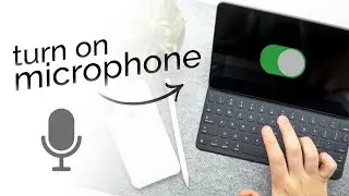 Как включить микрофон на iPad (урок)