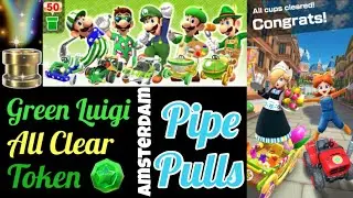 Gold Pipe GALORE! - Amsterdam Tour Pipe Pulling (Mario Kart Tour)