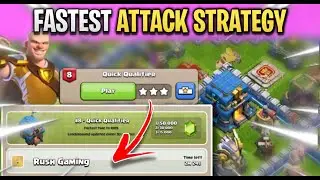 Haaland's Challenge : Quick Qualifier fastest Attack Strategy (Clash of Clans)