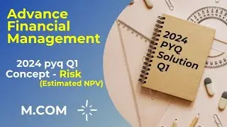 Advanced Financial Management PYQs Solved | M.Com Exam Prep | Easy solution | Honours Student |