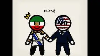 O superman Meme USA y Ir&aacute;n #countryhumansir&aacute;n #countryhumansusa #ir&aacute;nsha #countryhumans 