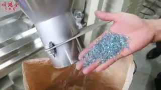 200 to 300 kg per hour capacity Polycarbonate recycling machine PC pellets making machine