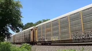 Railfanning Norfolk Southern 36A Manifest. Case / New Holland Tractors.  6-5-13