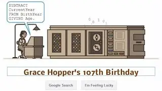 Grace Hopper (Грейс Хоппер) Google Doodle
