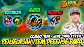 PENJELASAN ITEM DEFENSE BARU + PERUBAHAN ITEM DEFENSE MOBILE LEGENDS❗ITEM CHASTISE PAULDRON MLBB