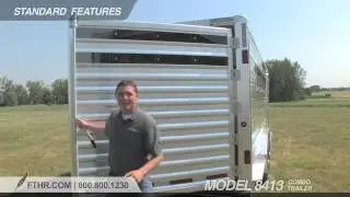 Horse & Livestock Trailer: Tour the Featherlite Model 8413 All-Aluminum Combo Trailer