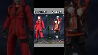 CRIMINAL VS COBRA || Cobra Vs Criminal Bundle || free fire short #shorts