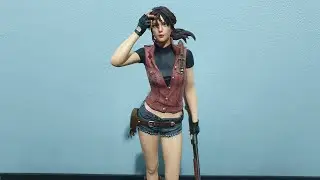 Unboxing [FR] Resine R&eacute;sident Evil 2, Claire redfield, Green Leaf studio, Zombie crisis Huntress