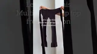 MULTI WAY WRAP TOP FROM AMAZON | WRAP TOP FOR GIRLS | WOMEN FASHION | TRENDING STYLE FOR GIRLS