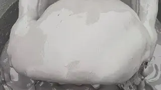 ASMR Very Soft Dusty 🤩✨ Pure Cement Creamy Chunks dipping Crumble on Lots of Water 💦💦💦🌀🌀💦