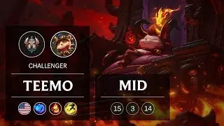 Teemo Mid vs Xerath - NA Challenger Patch 9.1
