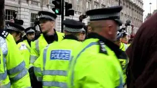 Antiwar demonstration: Stop the War Coalition in London, UK on 8 October, 2011